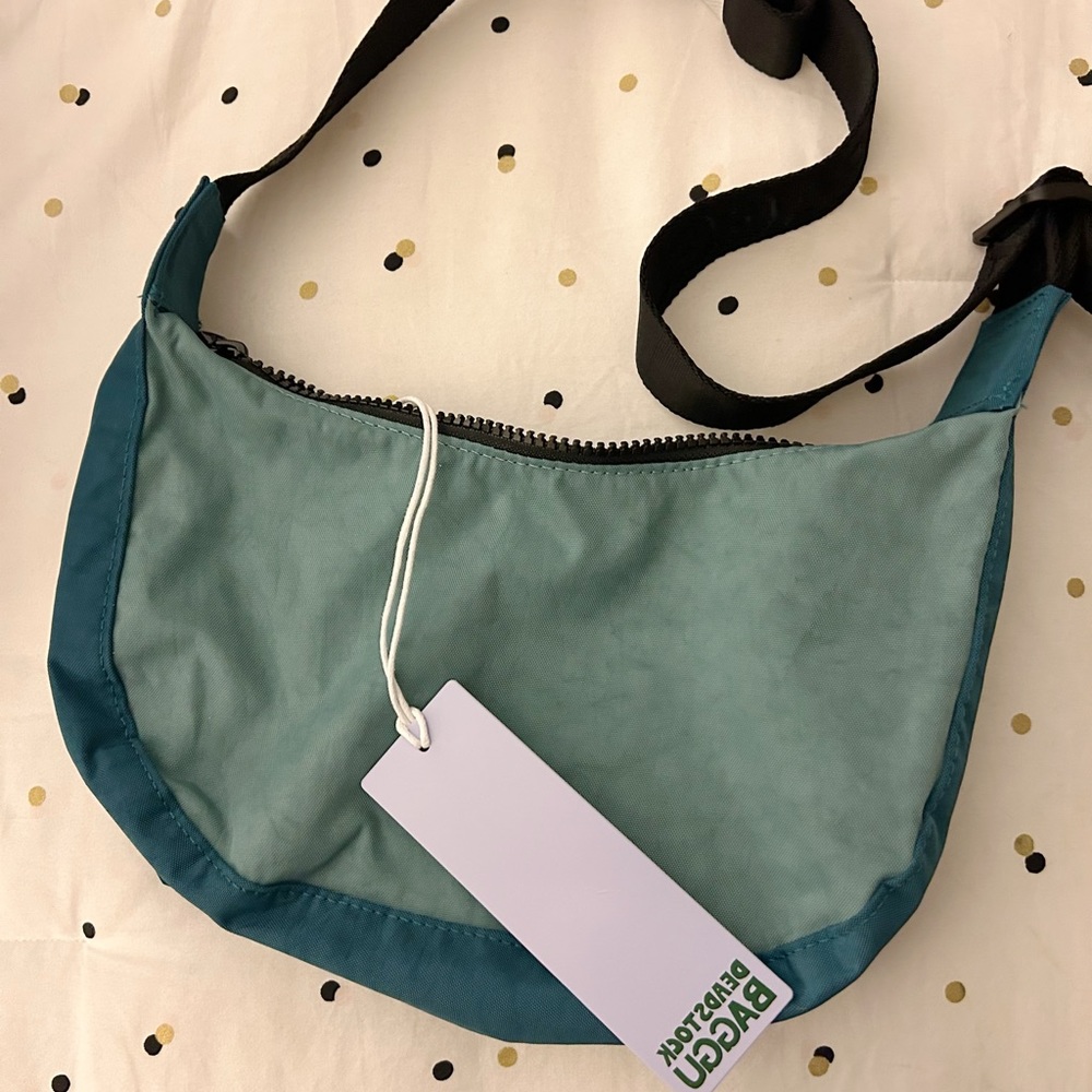 BAGGU DEADSTOCK TEAL MIX BAG